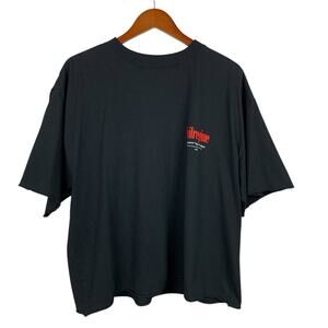 Civil Regime Concrete Rose Cropped Tee 199X Oversized Black Shirt Men's M